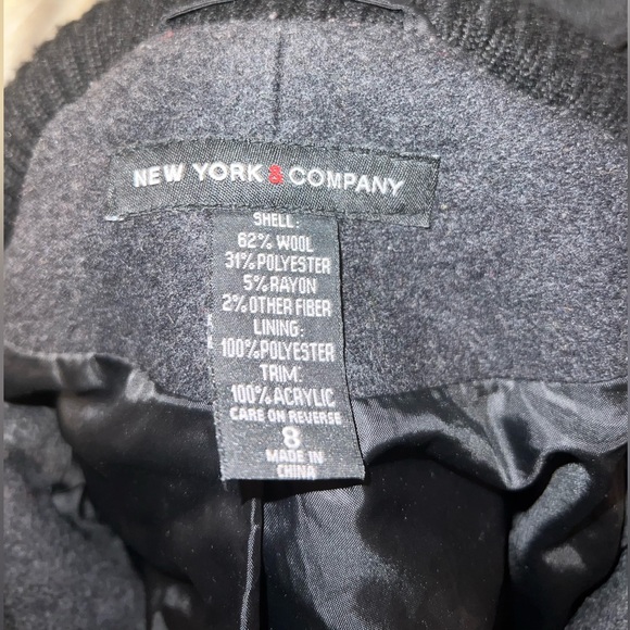 NY&Co Wool multi-use coat - Picture 7 of 7